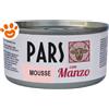 PARS Pet Mousse con Manzo - Lattina Da 85 Gr - CONFEZIONE RISPARMIO