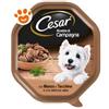 Cesar Dog Ricette di Campagna con Manzo e Tacchino in Salsa - Vaschetta Da 150 Gr - CONFEZIONE RISPARMIO