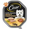 Cesar Dog Ricette Classiche con Pollo e Manzo in Patè - Vaschetta Da 150 Gr - CONFEZIONE RISPARMIO