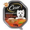 Cesar Dog Selezioni dell'Orto con Manzo e Verdurine in Patè - Vaschetta Da 150 Gr - CONFEZIONE RISPARMIO