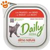 Almo Nature Cat Daily Manzo - Vaschetta Da 100 Gr - CONFEZIONE RISPARMIO