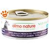 Almo Nature Cat HFC Natural Tonno Pollo e Prosciutto Megapack - Lattina da 150 Gr - CONFEZIONE RISPARMIO