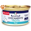 Unipro Cat Unicamente Adult Sterilizzato Trota - Lattina Da 85 Gr - CONFEZIONE RISPARMIO