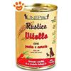Unipro Dog Rustico Vitello con Pasta e Carote - Lattina Da 400 Gr - CONFEZIONE RISPARMIO