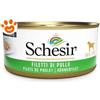 Schesir Dog Filetti di Pollo - Lattina da 150 Gr - CONFEZIONE RISPARMIO