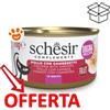 Schesir Cat Pollo con Gamberetti in Brodo - Lattina da 70 Gr - CONFEZIONE RISPARMIO