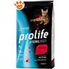 Prolife Cat Sterilised Adult Manzo e Riso - Sacco Da 1,5 Kg