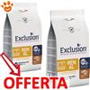 Exclusion Dog Renal Adult Medium Large Breed Maiale Saggina e Riso - Offerta [PREZZO A CONFEZIONE] Quantità Minima 2, Sacco Da 12 Kg