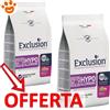 Exclusion Dog Hypoallergenic Adult Medium Large Breed Maiale e Piselli - Offerta [PREZZO A CONFEZIONE] Quantità Minima 2, Sacco Da 12 Kg