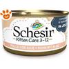 Schesir Cat Kitten Filetto di Pollo con Aloe - Lattina Da 85 Gr - CONFEZIONE RISPARMIO