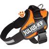 Pettorina IDC Julius K9 Powerharness Con Fantasia (ITA) - M/Taglia 0 (58-76cm), Arancio Fluo
