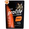 Prolife Cat Dualfresh Adult Agnello e Trota - Bustina Da 85 Gr - CONFEZIONE RISPARMIO