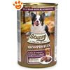 Stuzzy Dog Monoprotein con Cinghiale - Lattina Da 400 Gr - CONFEZIONE RISPARMIO