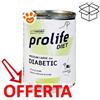 Prolife Dog Diet Diabetic Medium Large - Lattina Da 400 Gr - CONFEZIONE RISPARMIO