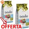 Exclusion Dog Mediterraneo Monoproteico Noble Grain Adult Large Breed Tonno - Offerta [PREZZO A CONFEZIONE] Quantità Minima 2, Sacco Da 12 Kg