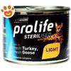 Prolife Cat Sterilized Light Tacchino e Oca - Lattina Da 200 Gr - CONFEZIONE RISPARMIO