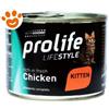 Prolife Cat Lifestyle Kitten Pollo - Lattina Da 200 Gr - CONFEZIONE RISPARMIO