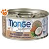 Monge Supreme Cat Adult Tonno con Riso Integrale e Cocco - Lattina Da 80 Gr