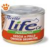Life Cat Natural Coscia di Pollo - Lattina da 150 Gr - CONFEZIONE RISPARMIO