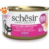 Schesir Cat Pollo con Prosciutto in Brodo di Pollo - Lattina Da 70 Gr