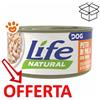 Life Dog Natural Petto di Pollo con Zucca - Lattina Da 90 Gr - CONFEZIONE RISPARMIO