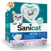 Sanicat Lettiera Agglomerante Active White Lotus Flower - Sacco Da 6 Lt - CONFEZIONE RISPARMIO