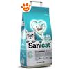 Sanicat Lettiera Agglomerante Cumpling White Inodore - Sacco Da 10 Lt - CONFEZIONE RISPARMIO