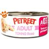 Petreet Cat Adult Tonno Rosa e Gamberetti - Lattina Da 70 Gr