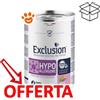 Exclusion Dog Diet Puppy Hypoallergenic Maiale e Piselli - Lattina Da 200 Gr - CONFEZIONE RISPARMIO