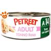 Petreet Cat Adult Tonno Rosa e Spinaci - Lattina Da 70 Gr