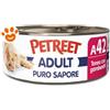 Petreet Cat Adult Puro Sapore al Tonno e Gamberetti - Lattina Da 70 Gr
