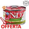 Farmina Dog N&D Quinoa Skin & Coat Adult Mini Anatra e Cocco - Lattina da 140 Gr - CONFEZIONE RISPARMIO