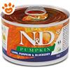 Farmina Dog N&D Pumpkin Adult Mini Agnello, Zucca e Mirtillo - Lattina da 140 Gr - CONFEZIONE RISPARMIO