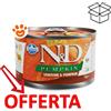 Farmina Dog N&D Pumpkin Adult Mini Cervo e Zucca - Lattina da 140 Gr - CONFEZIONE RISPARMIO