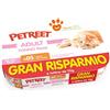 Petreet Cat Adult Tonno Rosa e Carote - OFFERTA [Gran Risparmio] 6 Lattine da 70 Gr