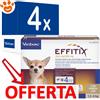 Virbac Dog EFFITIX Spot-On Cani di Taglia Toy (1,5-4kg) - Offerta [PREZZO A CONFEZIONE] Quantità minima 4, Confezione da 4 Pipette