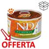 Farmina Dog N&D Pumpkin Adult Mini Anatra e Zucca - Lattina da 140 Gr - CONFEZIONE RISPARMIO