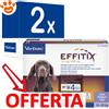 Virbac Dog EFFITIX Spot-On Cani di Taglia Media (10-20kg) - Offerta [PREZZO A CONFEZIONE] Quantità minima 2, Confezione da 4 Pipette