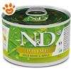 Farmina Dog N&D Prime Adult Mini Cinghiale e Mela - Lattina da 140 Gr - CONFEZIONE RISPARMIO