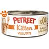 Petreet Cat Kitten Vellutate al Pollo con Latte di Capra - Lattina Da 60 Gr