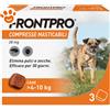Frontline Dog FrontPro (4-10kg) Compresse Masticabili per Cani Medio Piccoli - Offerta [PREZZO A CONFEZIONE] Quantità minima 4 Confezioni