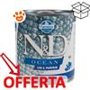 Farmina Dog N&D Ocean Adult Merluzzo e Zucca - Lattina Da 285 Gr - CONFEZIONE RISPARMIO