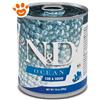 Farmina Dog N&D Ocean Adult Merluzzo e Calamari - Lattina Da 285 Gr - CONFEZIONE RISPARMIO