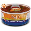 Farmina Cat N&D Pumpkin Agnello, Zucca e Mirtillo - Lattina da 70 Gr - CONFEZIONE RISPARMIO