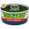 Farmina Cat N&D Prime Pollo e Melograno - Lattina da 70 Gr - CONFEZIONE RISPARMIO