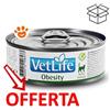 Farmina Cat Vet Life Obesity - Lattina Da 85 Gr - CONFEZIONE RISPARMIO