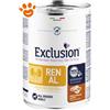Exclusion Dog Diet Renal Maiale Sorgo e Riso - Lattina Da 400 Gr