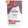 Natural Code ST04 Cat Adult Sterilizzato Tonnetto e Zucca - Bustina Da 70 Gr - CONFEZIONE RISPARMIO