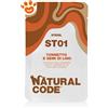 Natural Code ST01 Cat Adult Sterilizzato al Tonno e Semi di Lino - Bustina Da 70 Gr - CONFEZIONE RISPARMIO