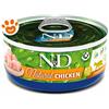 Farmina Cat N&D Natural con Pollo - Lattina Da 140 Gr